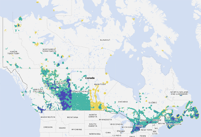 will-my-us-cell-work-in-canada-map